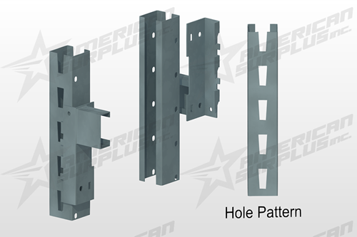 Used Republic Pallet Rack Beams
